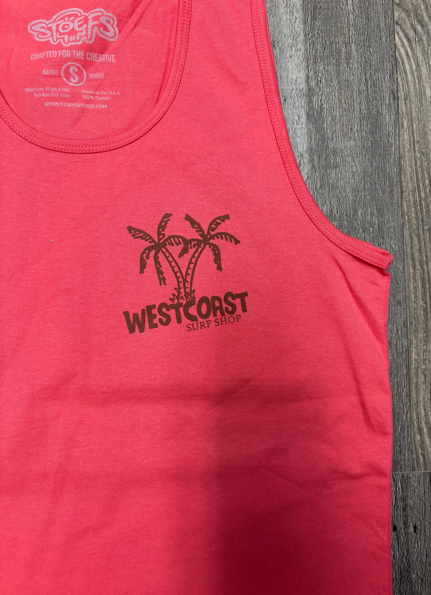 West Coast Surf Shop by Stoefs Studio Longboard Weather Tank