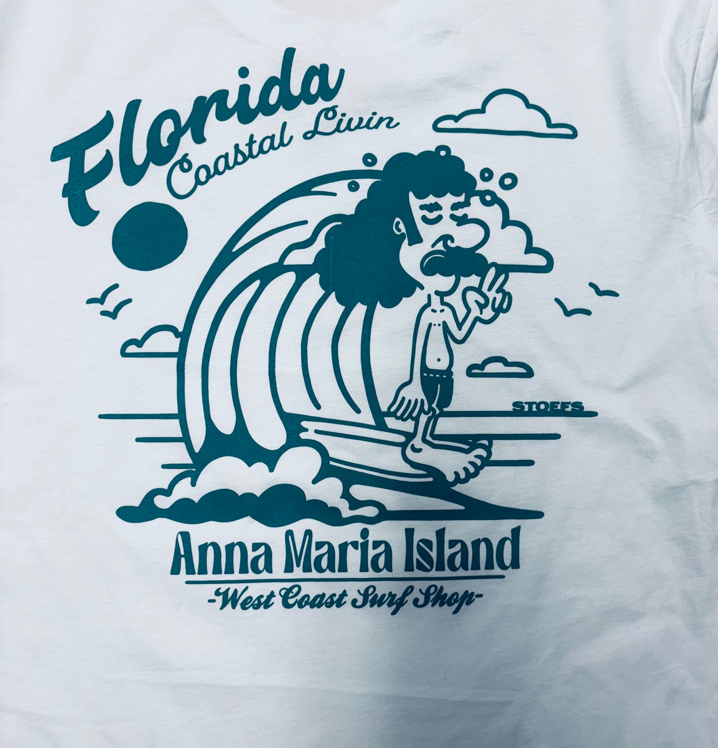 West Coast Surf Shop by Stoefs Studio Take it Easy Tee