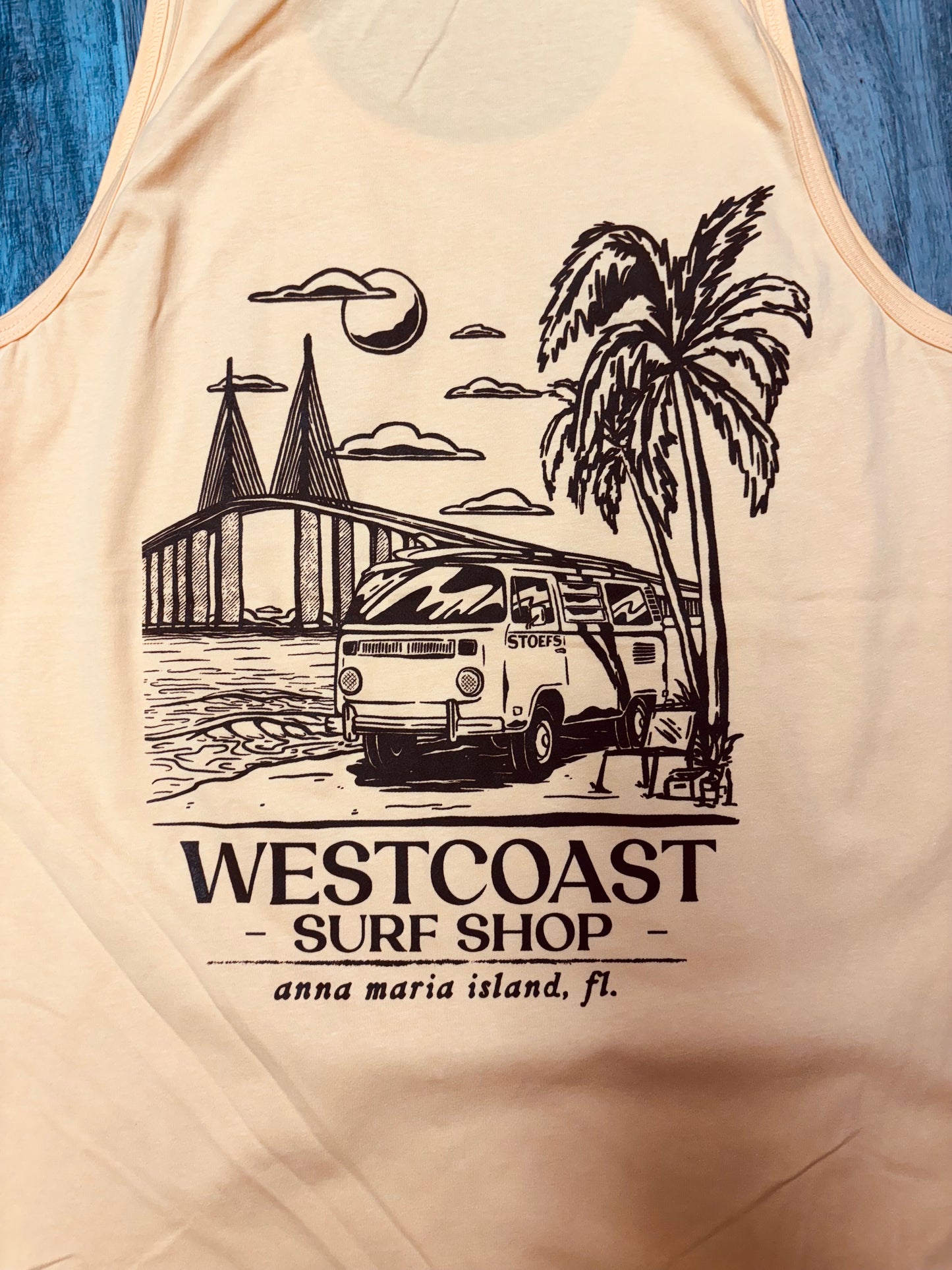 West Coast Surf Shop by Stoefs Studio Road Trip Tank
