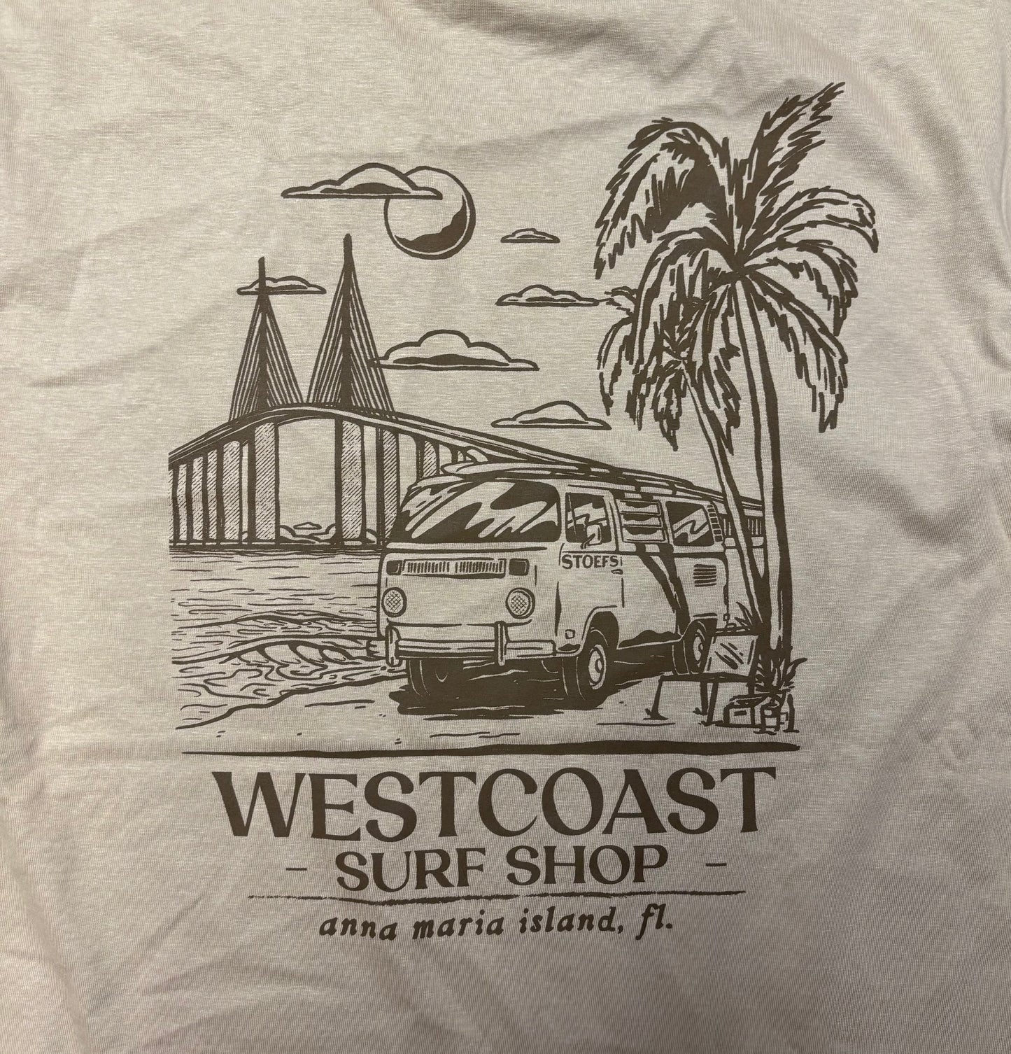West Coast Surf Shop by Stoefs Studio Road Trip Tee