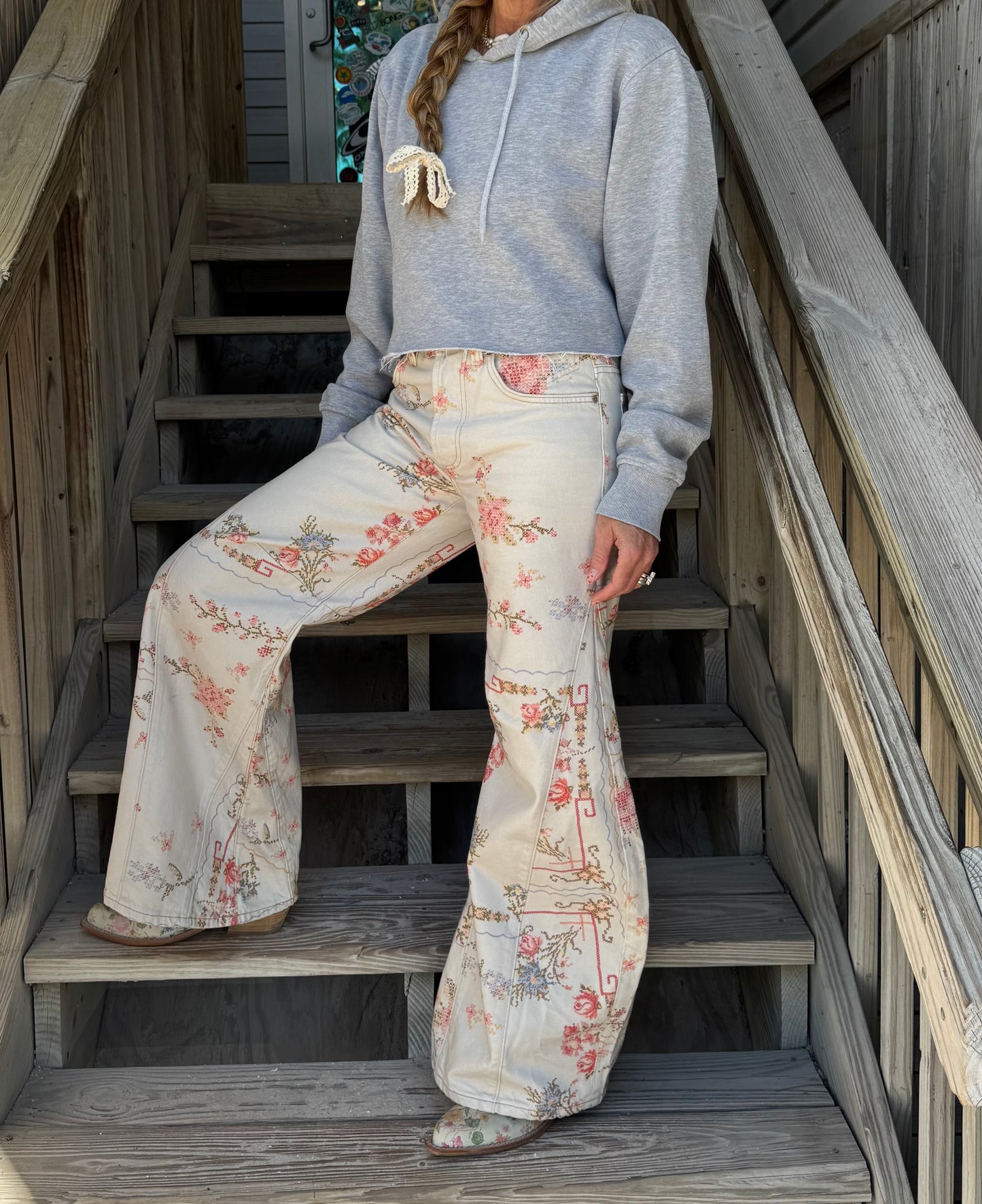 We The Free Eden Printed High Slouchy Jean