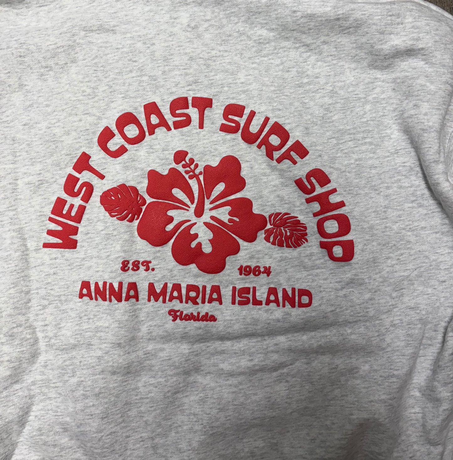 West Coast Surf Shop Puff Hibiscus Hoodie