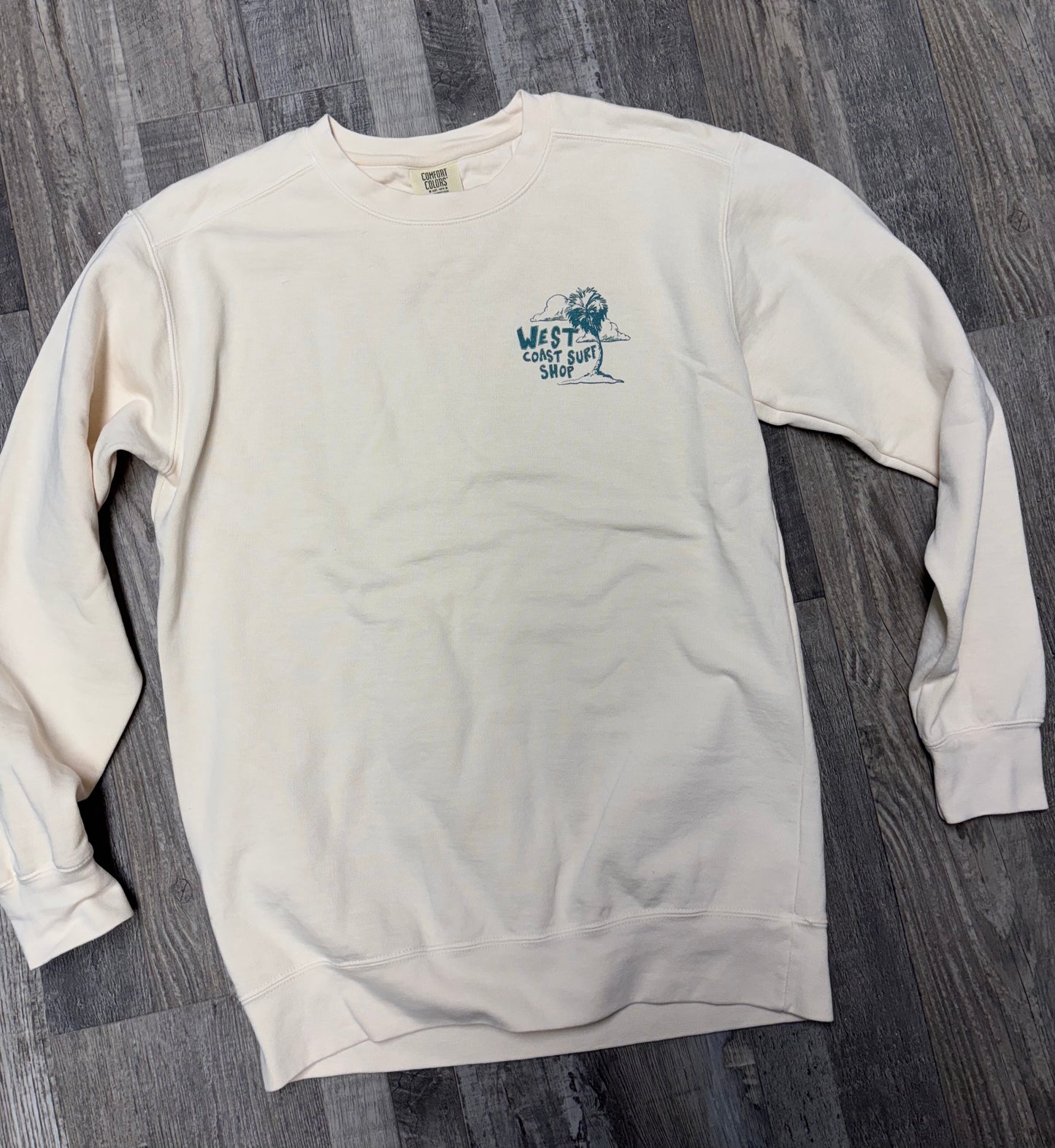 West Coast Surf Shop by Santino Surf Designs Sweatshirt