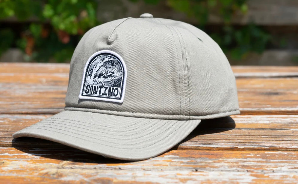 Santino Surf Designs Toobed Gray Twill Hat