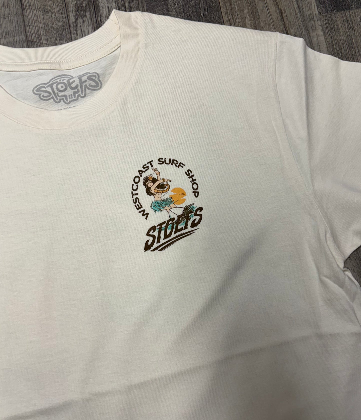 West Coast Surf Shop by Stoefs Studio Hula Girl Tee