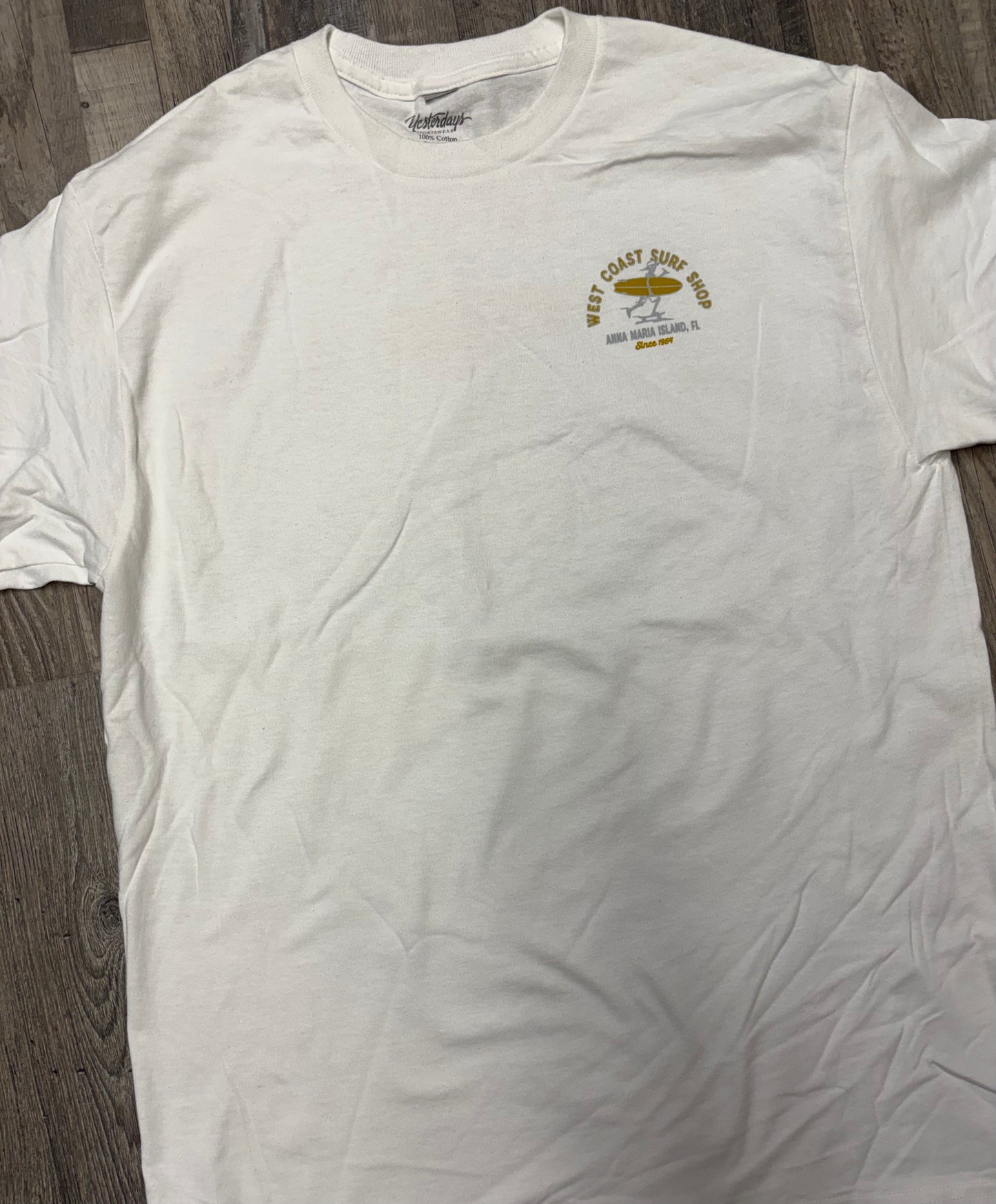 West Coast Surf Shop Skating Surfer Skeleton Tee