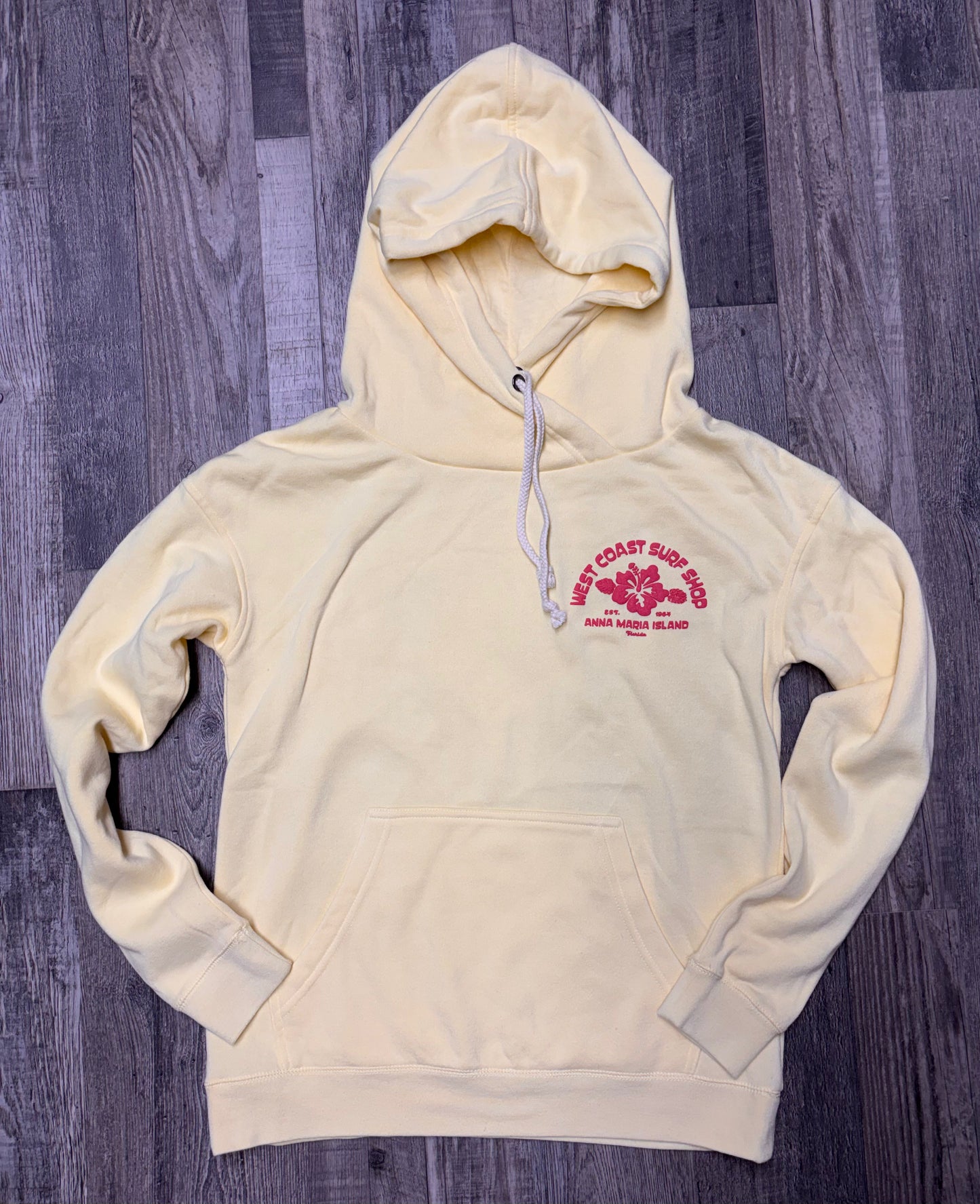 West Coast Surf Shop Puff Hibiscus Hoodie