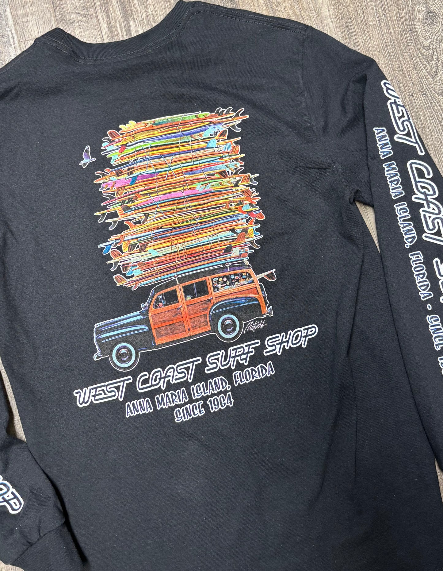 West Coast Surf Shop Woody Long Sleeve Tee