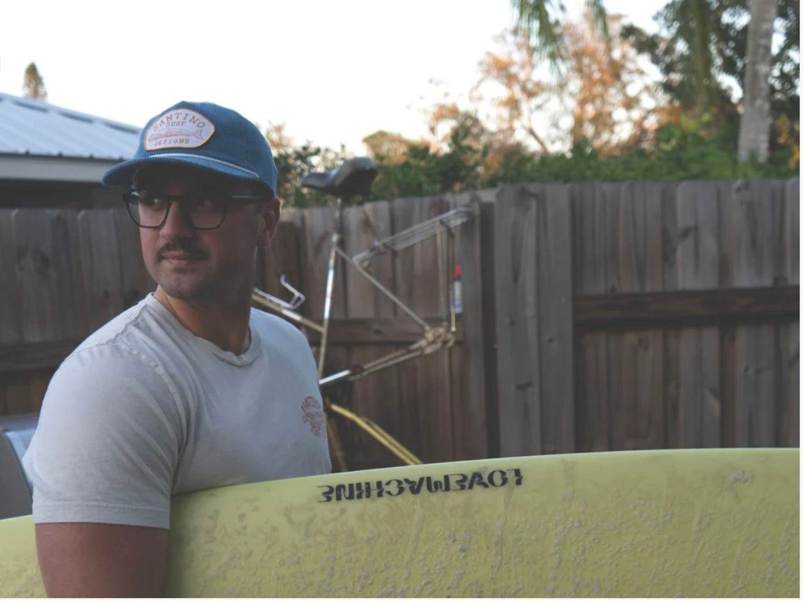 Santino Surf Designs Whale Cord Hat