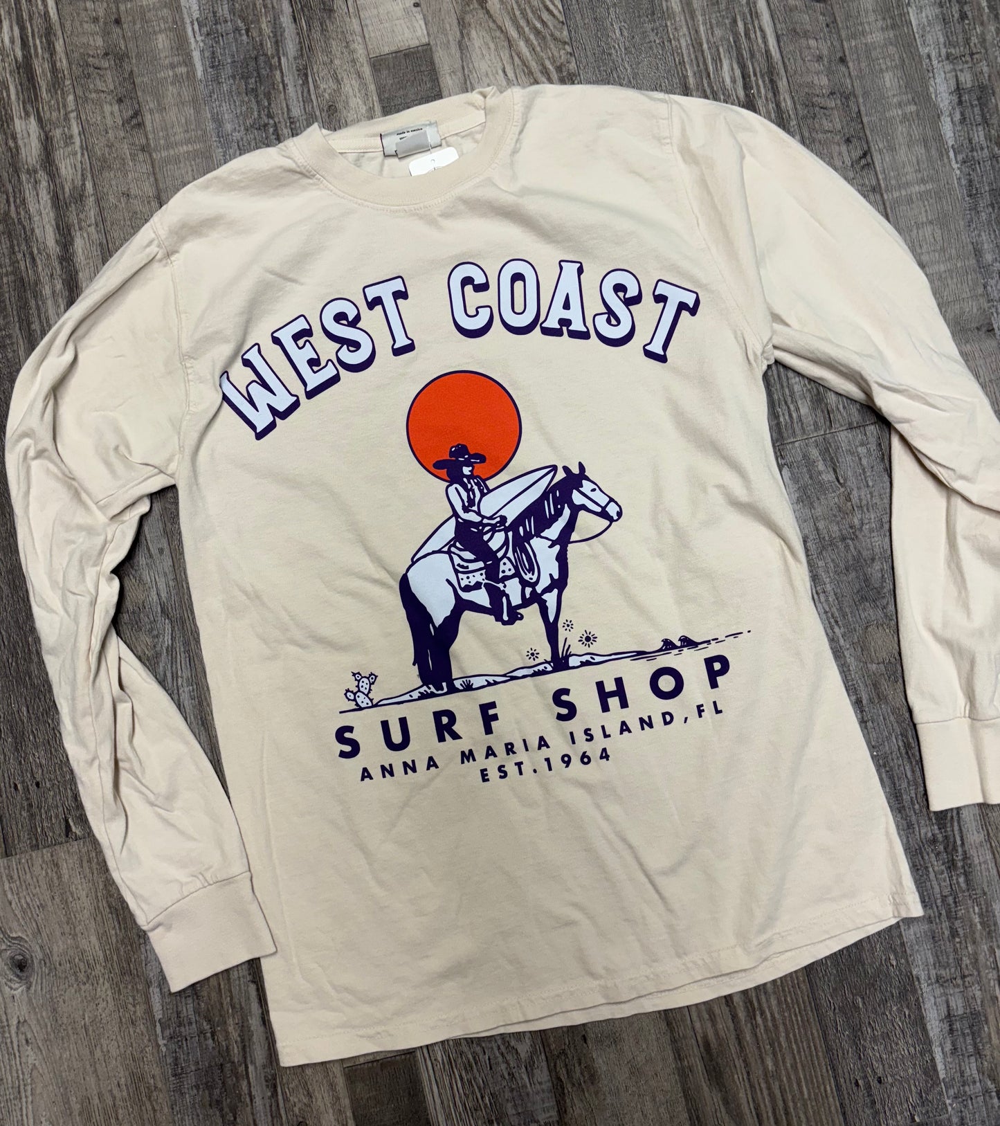 West Coast Surf Shop Surfing Cowgirl Longsleeve Tee