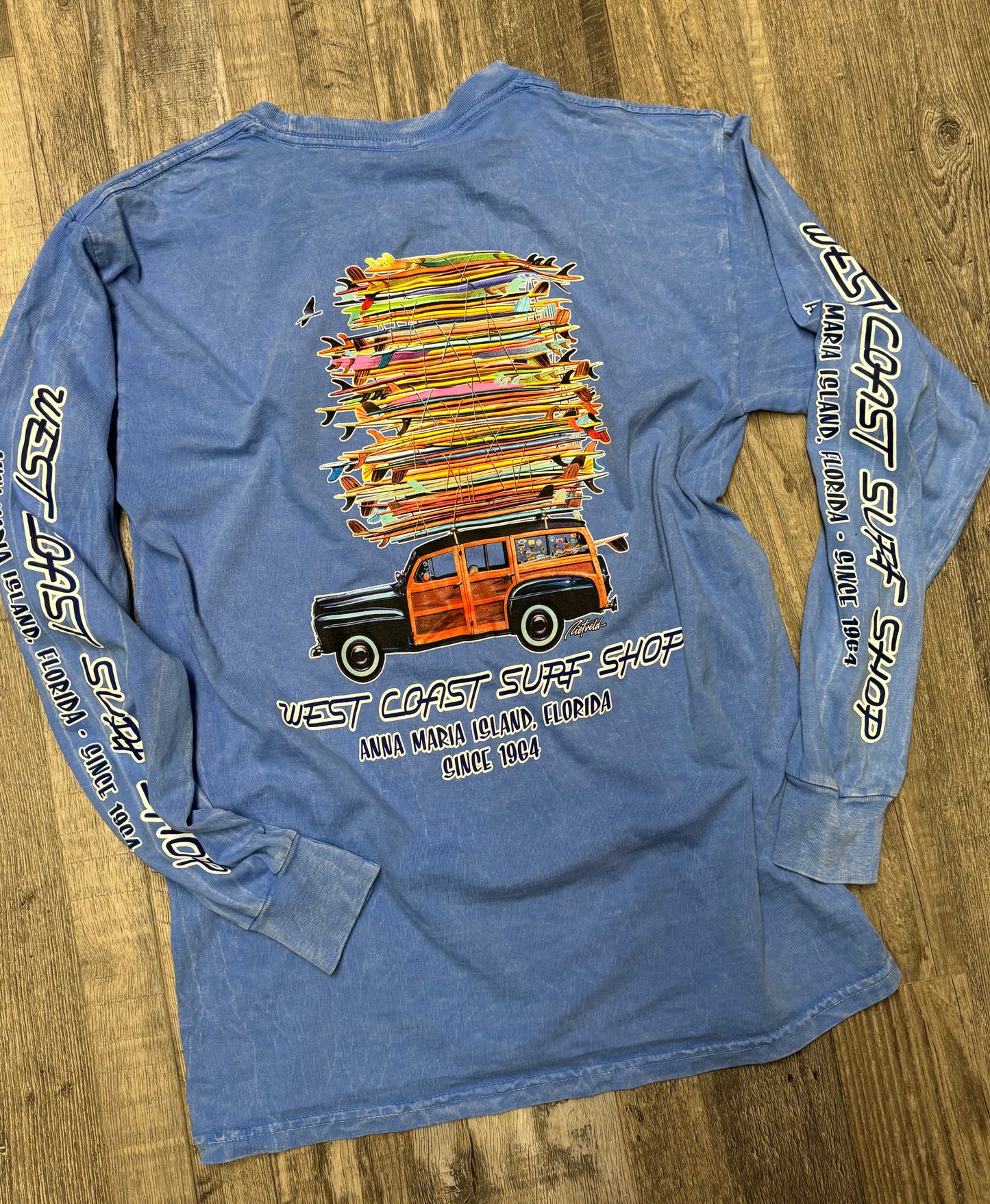 West Coast Surf Shop Woody Long Sleeve Tee