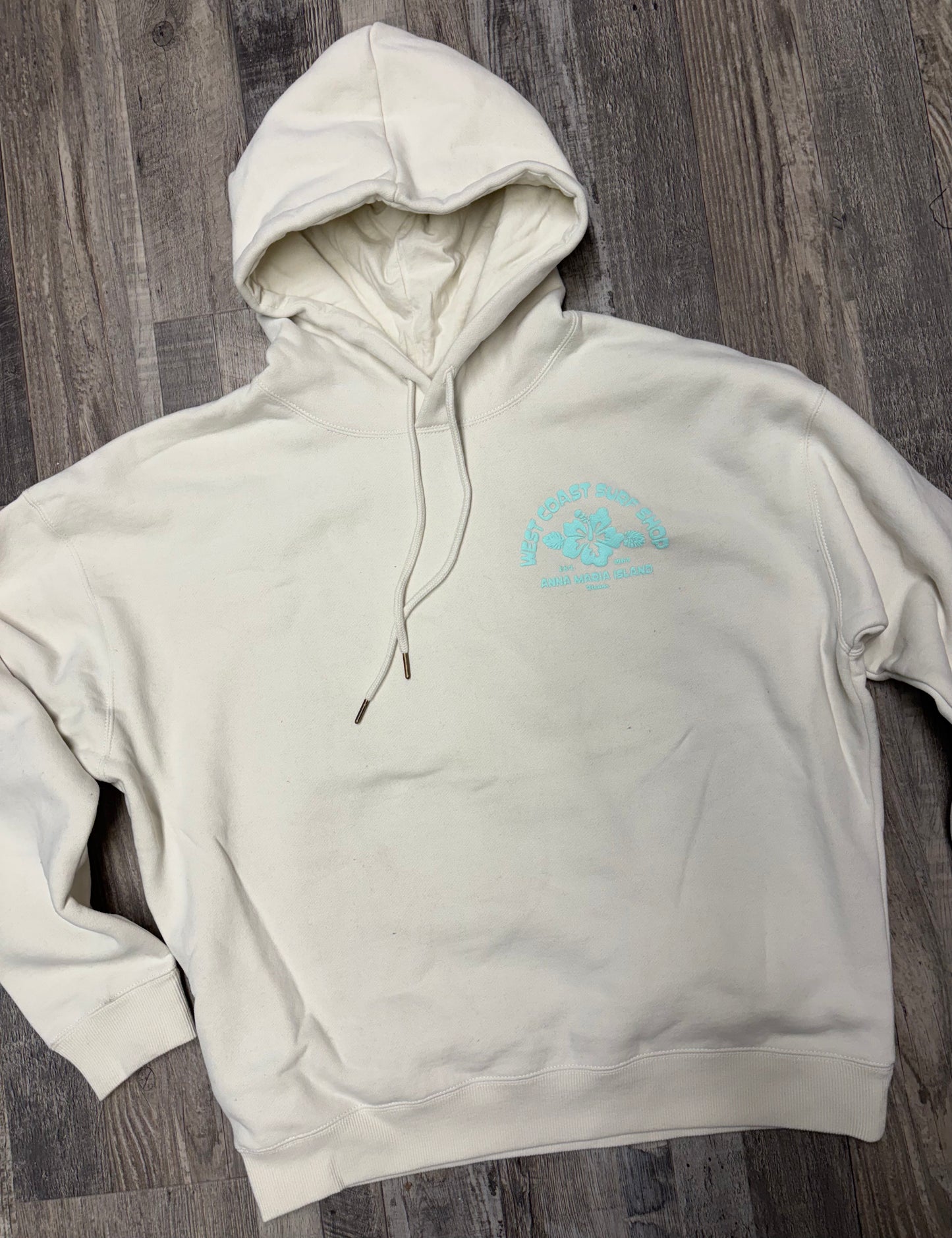 West Coast Surf Shop Puff Hibiscus Hoodie
