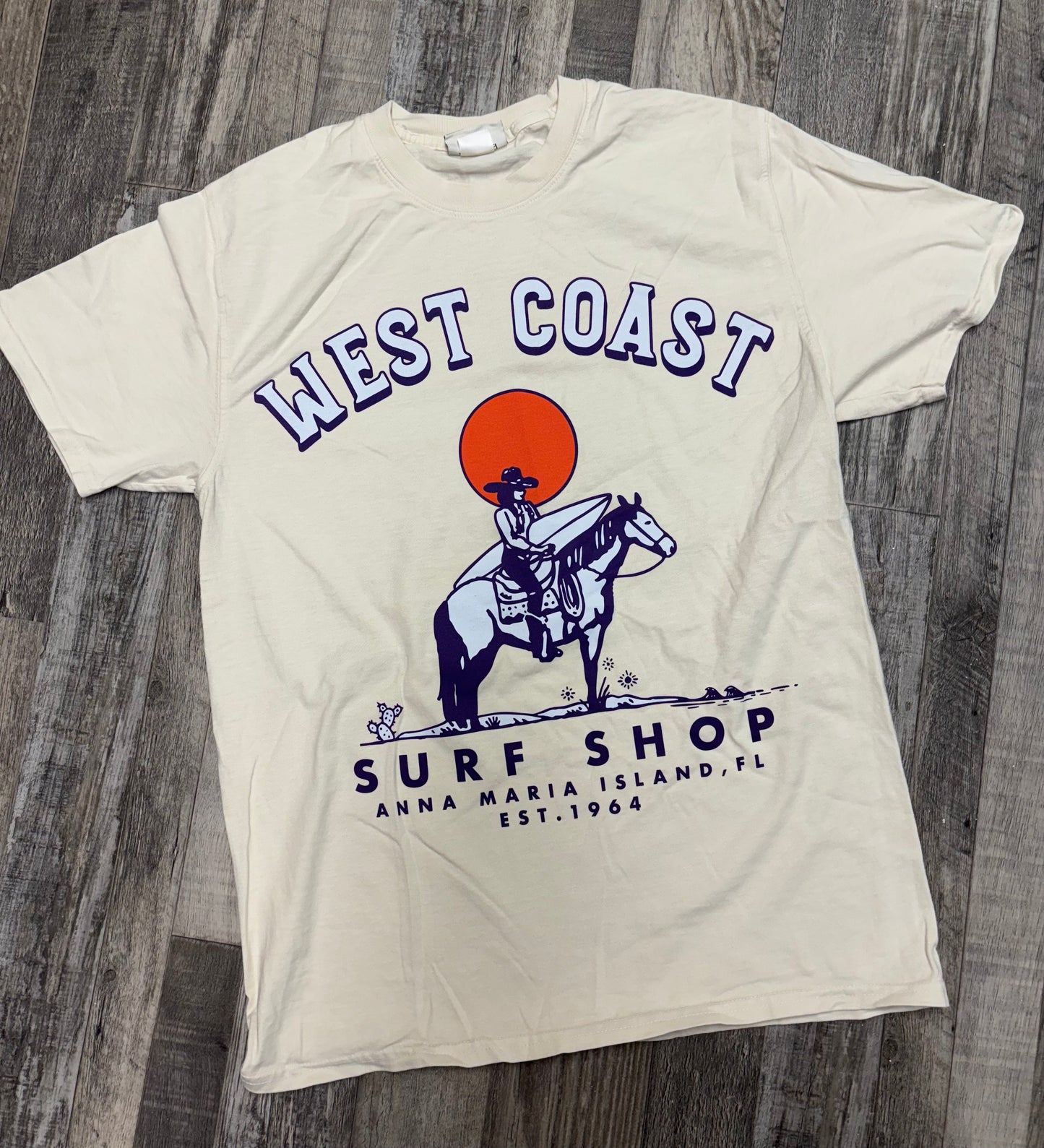 West Coast Surf Shop Surfing Cowgirl Tee