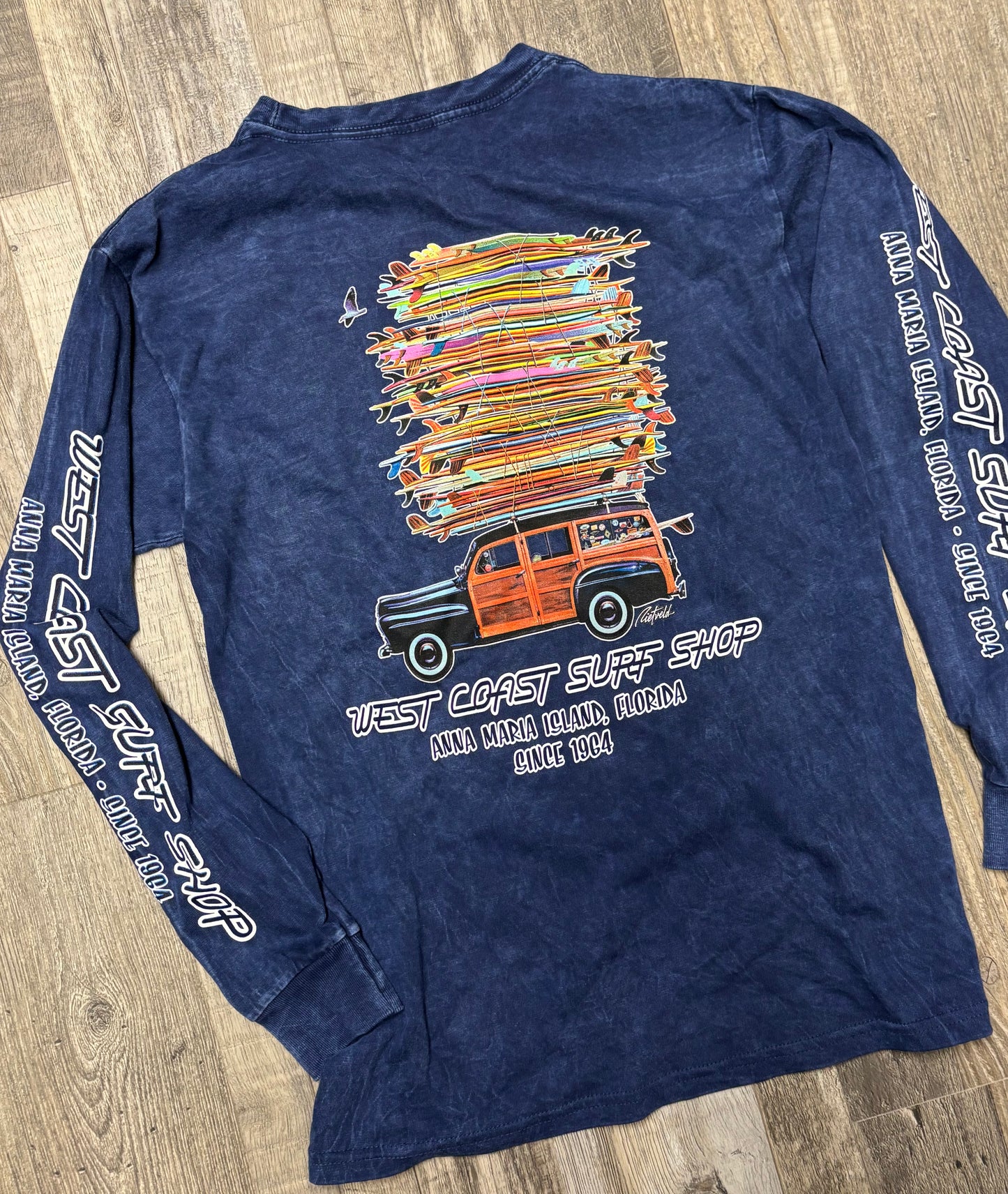West Coast Surf Shop Woody Long Sleeve Tee