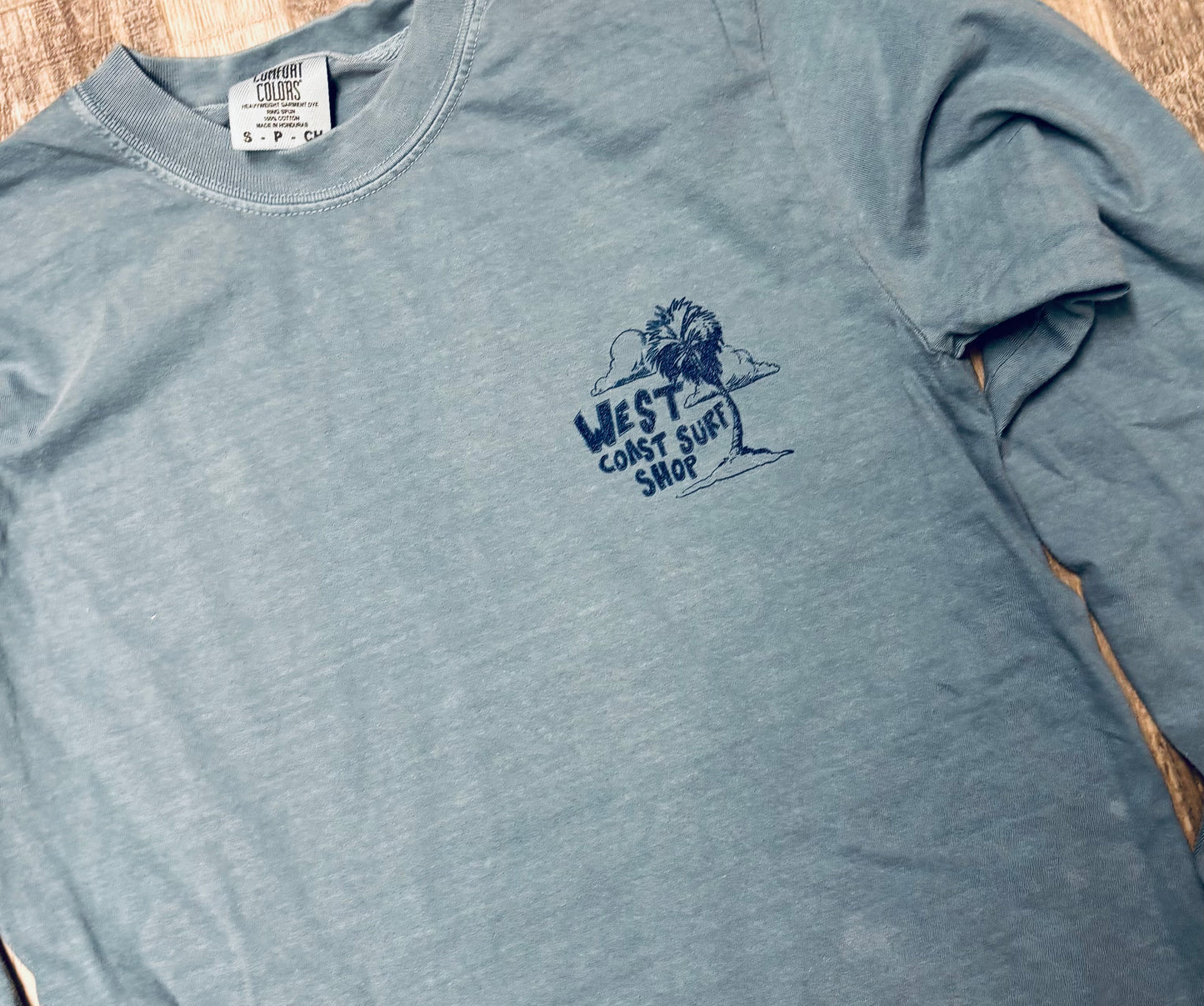 West Coast Surf Shop by Santino Surf Designs Long Sleeve Tee