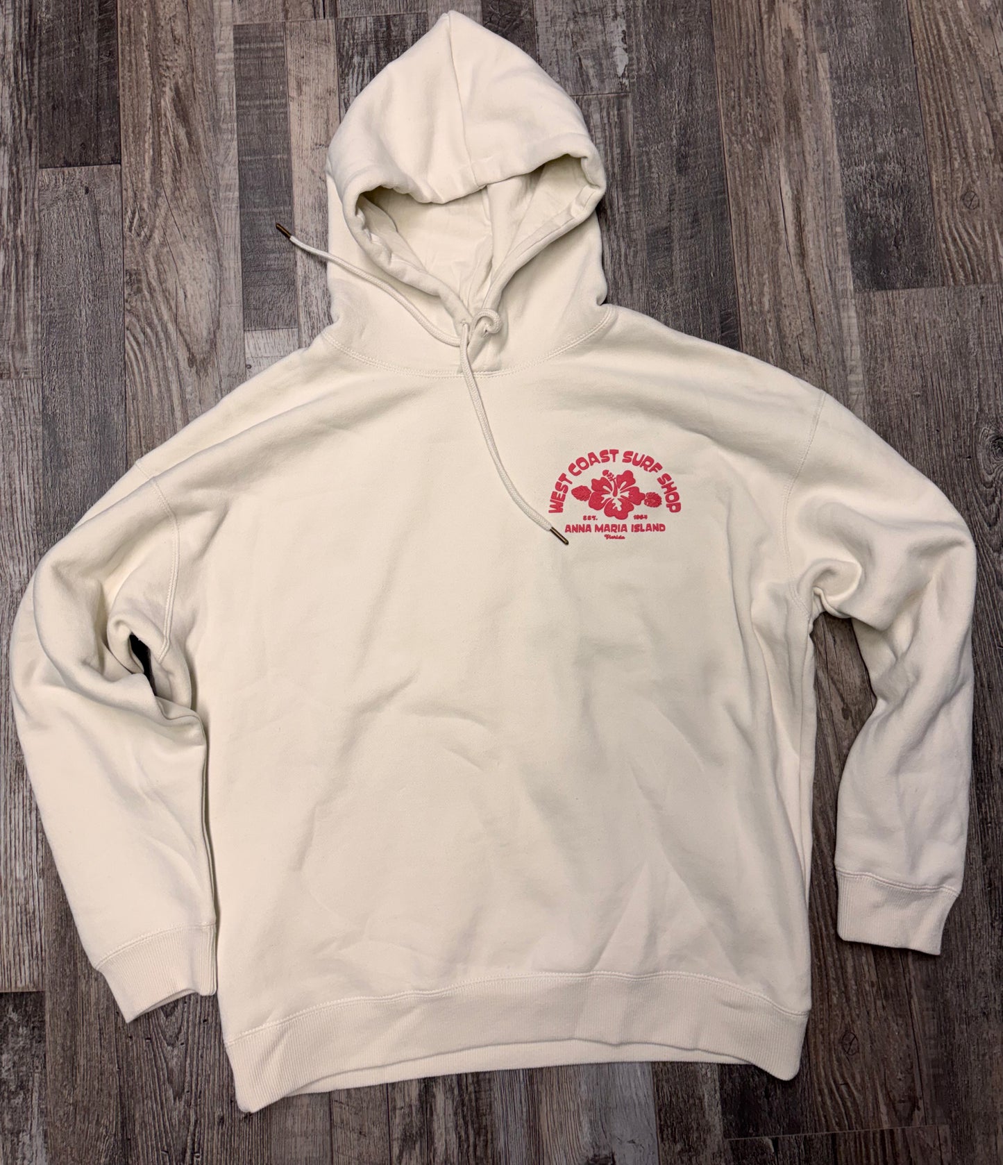 West Coast Surf Shop Puff Hibiscus Hoodie