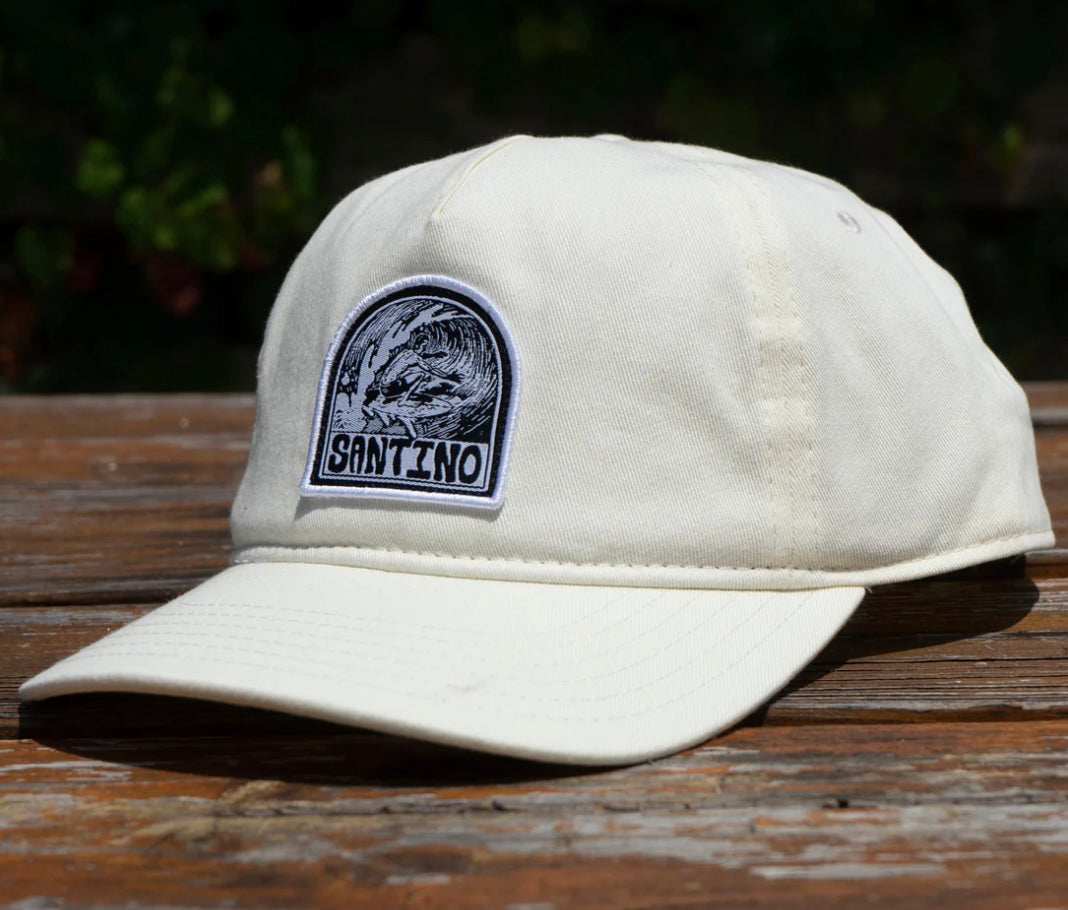 Santino Surf Designs Toobed Cream Twill Hat