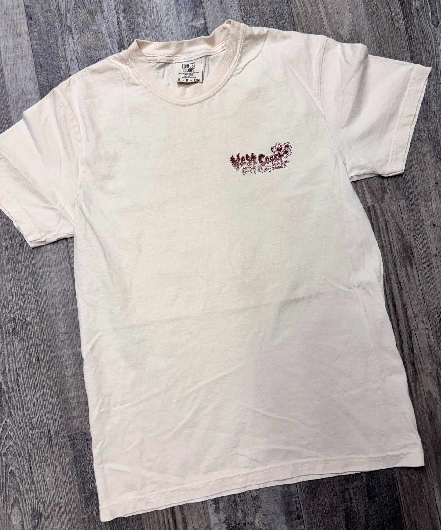 West Coast Surf Shop by Santino Surf Designs Tee