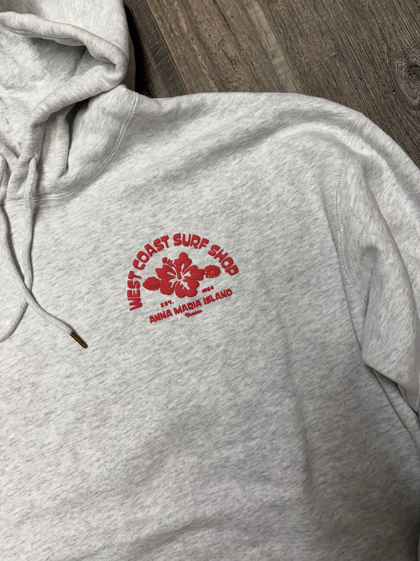 West Coast Surf Shop Puff Hibiscus Hoodie