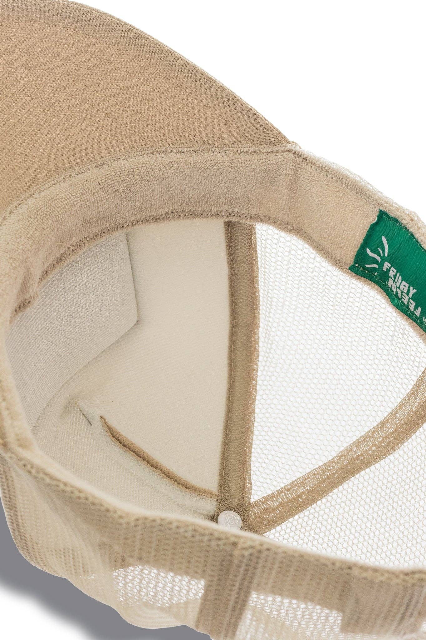 Happy Sun Trucker Hat in Tan 3/1