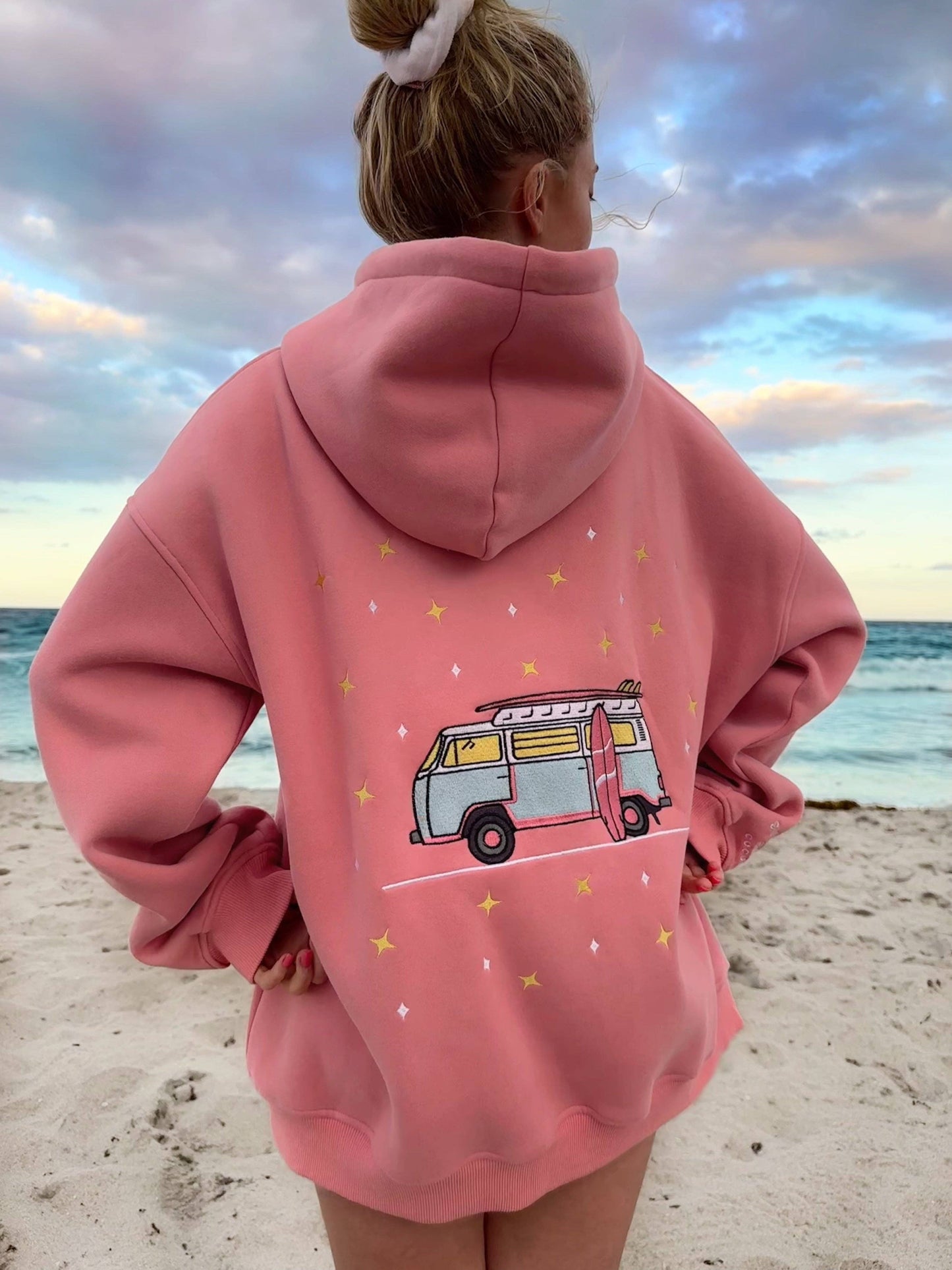 Embroidered Van Star Hoodie