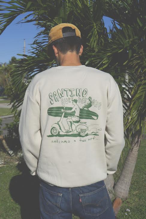 Santino Surf Designs Andiamo Crew Neck Sweatshirt
