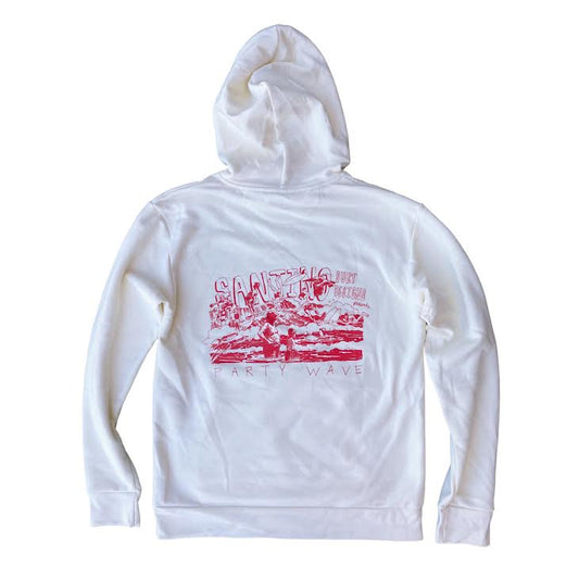 Santino Surf Designs Party Wave Comfort Colors Hoodie