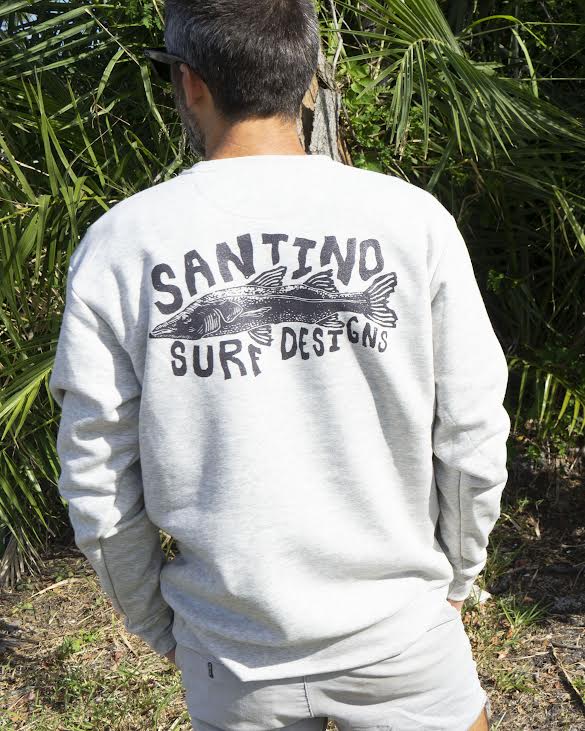 Santino Surf Designs Snook Crew Neck Sweatshirt