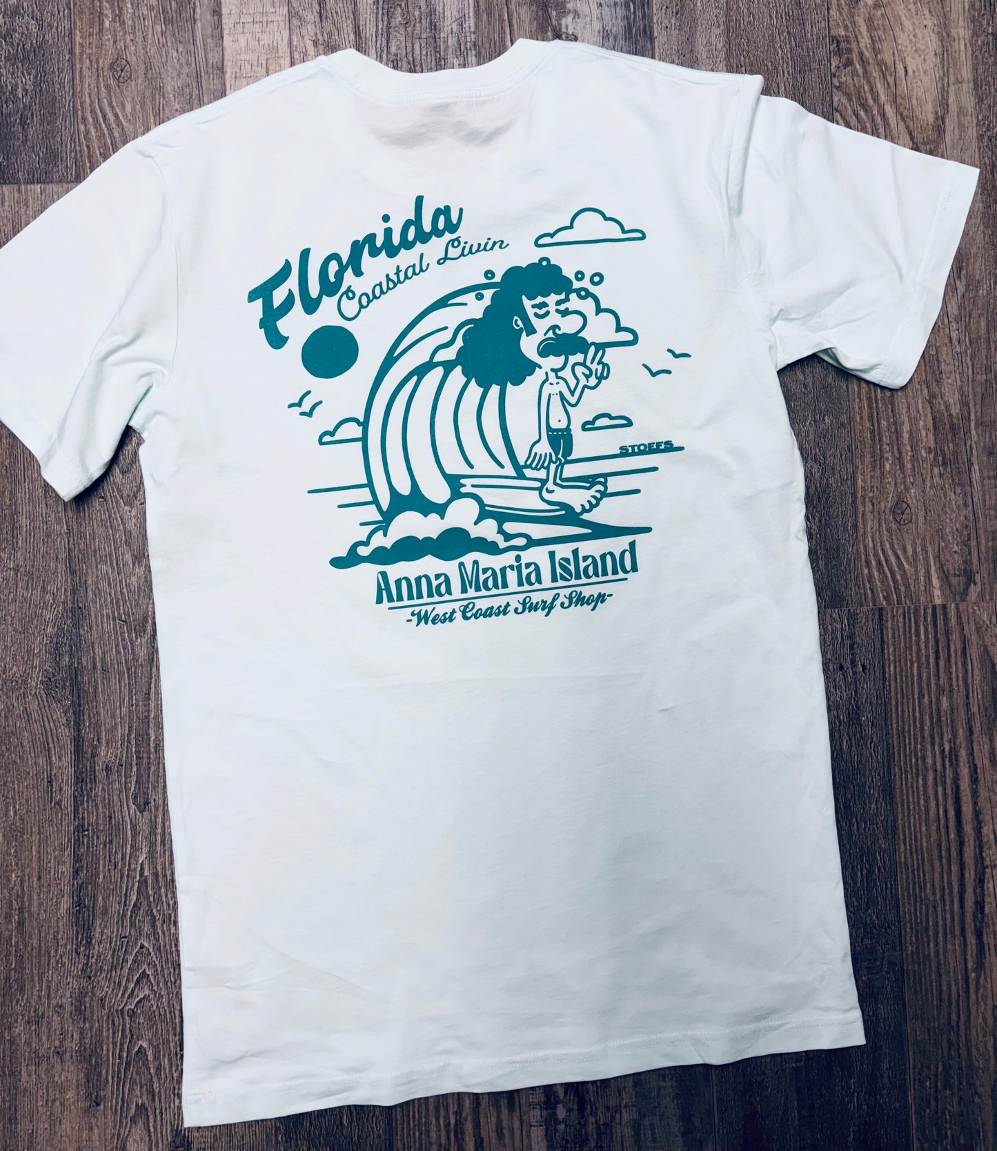 West Coast Surf Shop by Stoefs Studio Take it Easy Tee