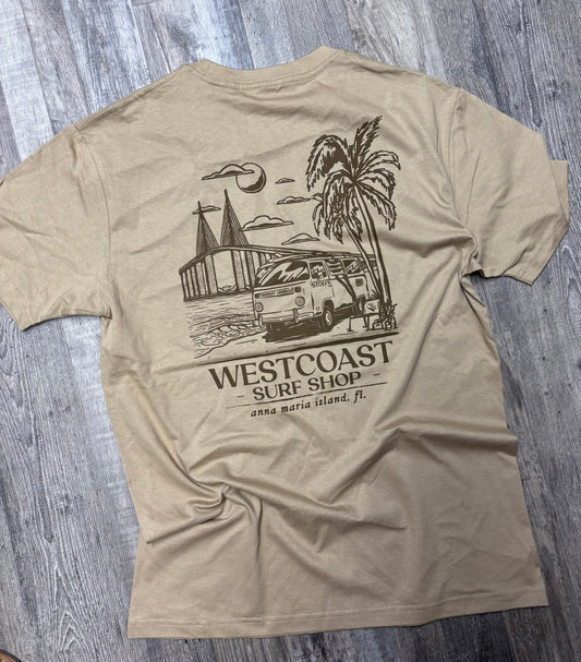 West Coast Surf Shop by Stoefs Studio Road Trip Tee