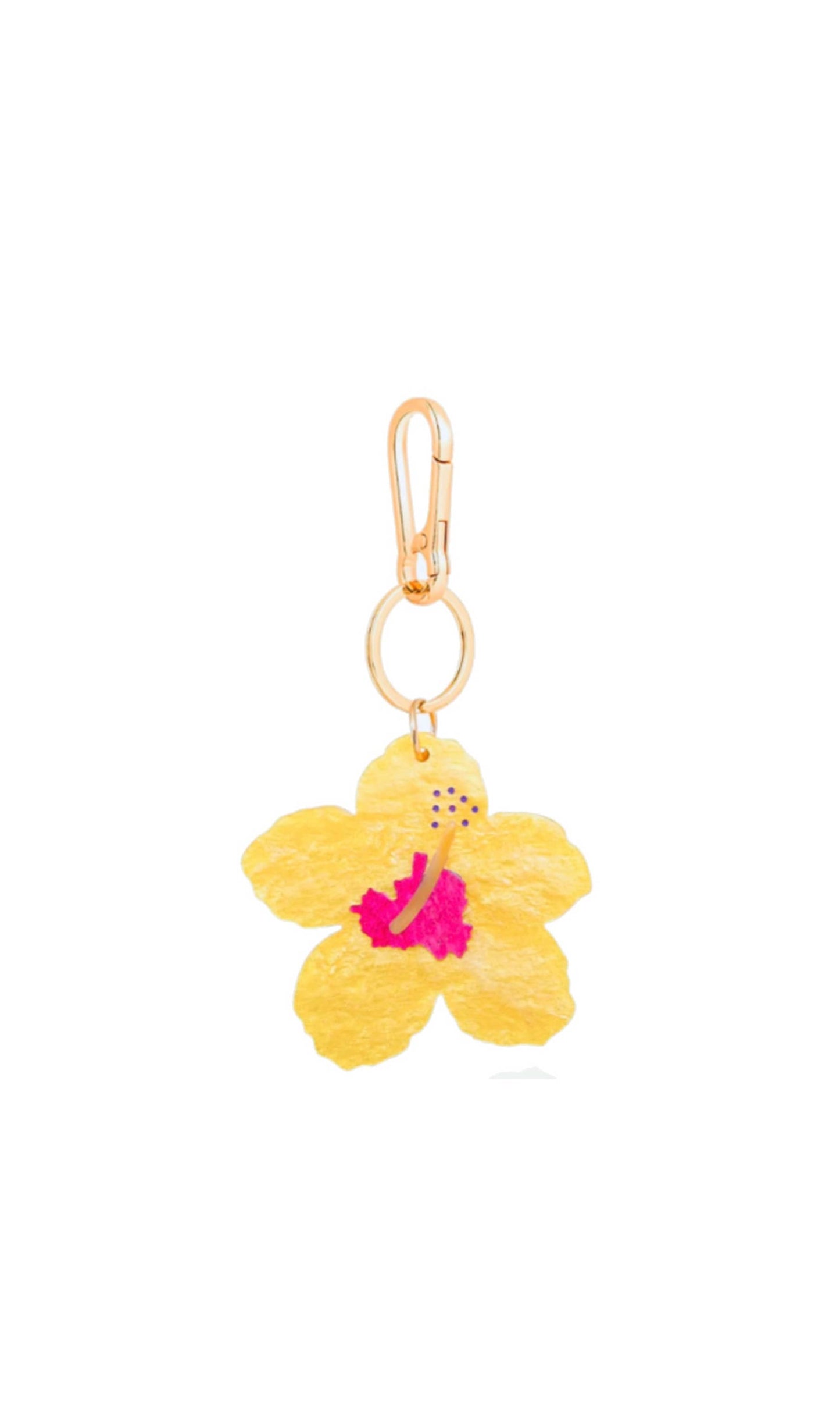 Hibiscus Keychain 