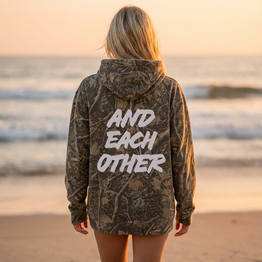 Pray For Surf Realtree Unisex Hoodie