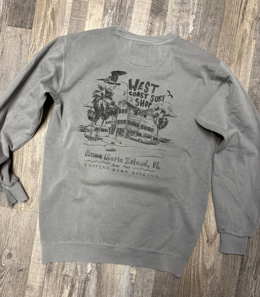 West Coast Surf Shop by Santino Surf Designs Sweatshirt