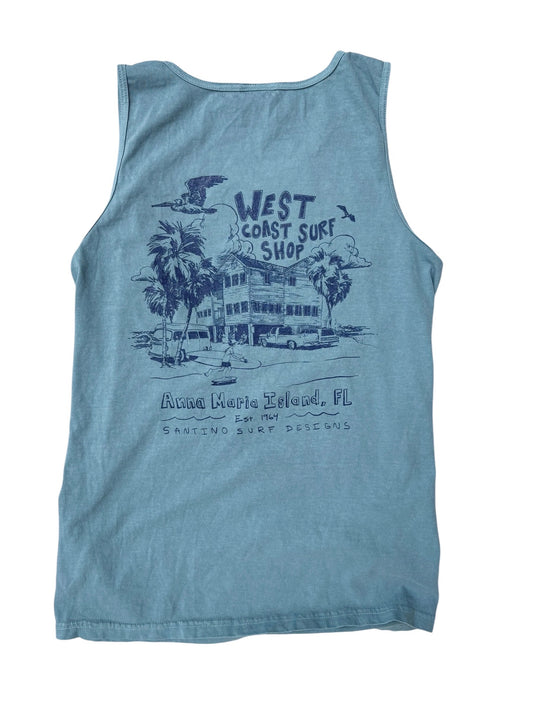 West Coast Surf Shop by Santino Surf Designs Tank