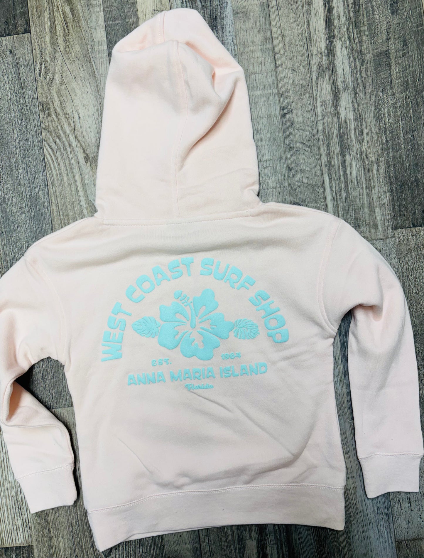 West Coast Surf Shop Youth Puff Hibiscus Hoodie