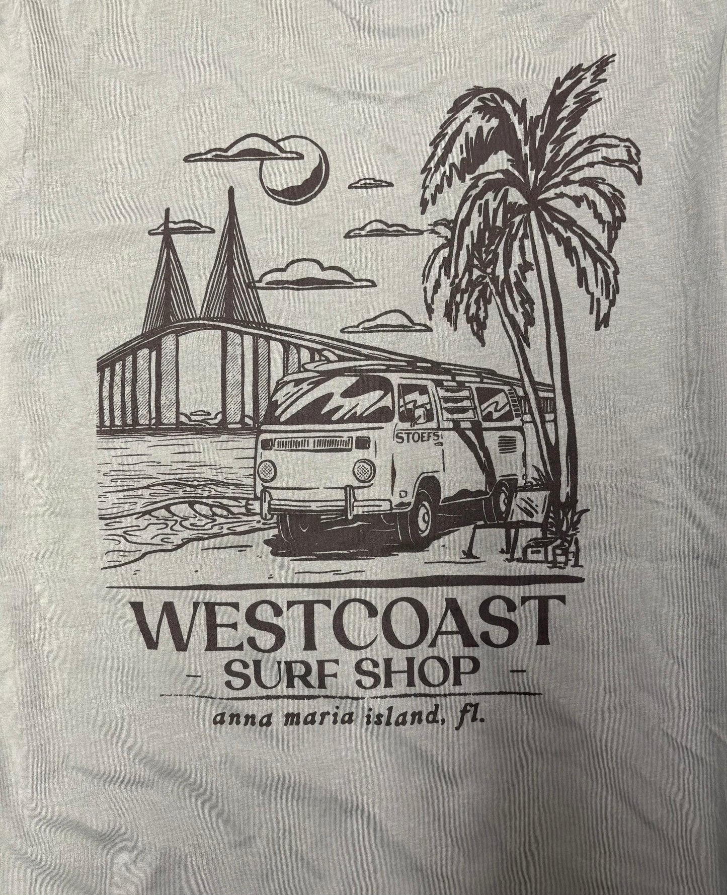 West Coast Surf Shop by Stoefs Studio Road Trip Tee