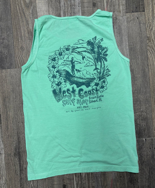 West Coast Surf Shop by Santino Surf Designs Tank