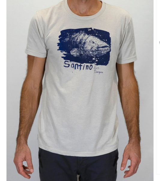 Santino Surf Designs Grumpy Grouper Tee
