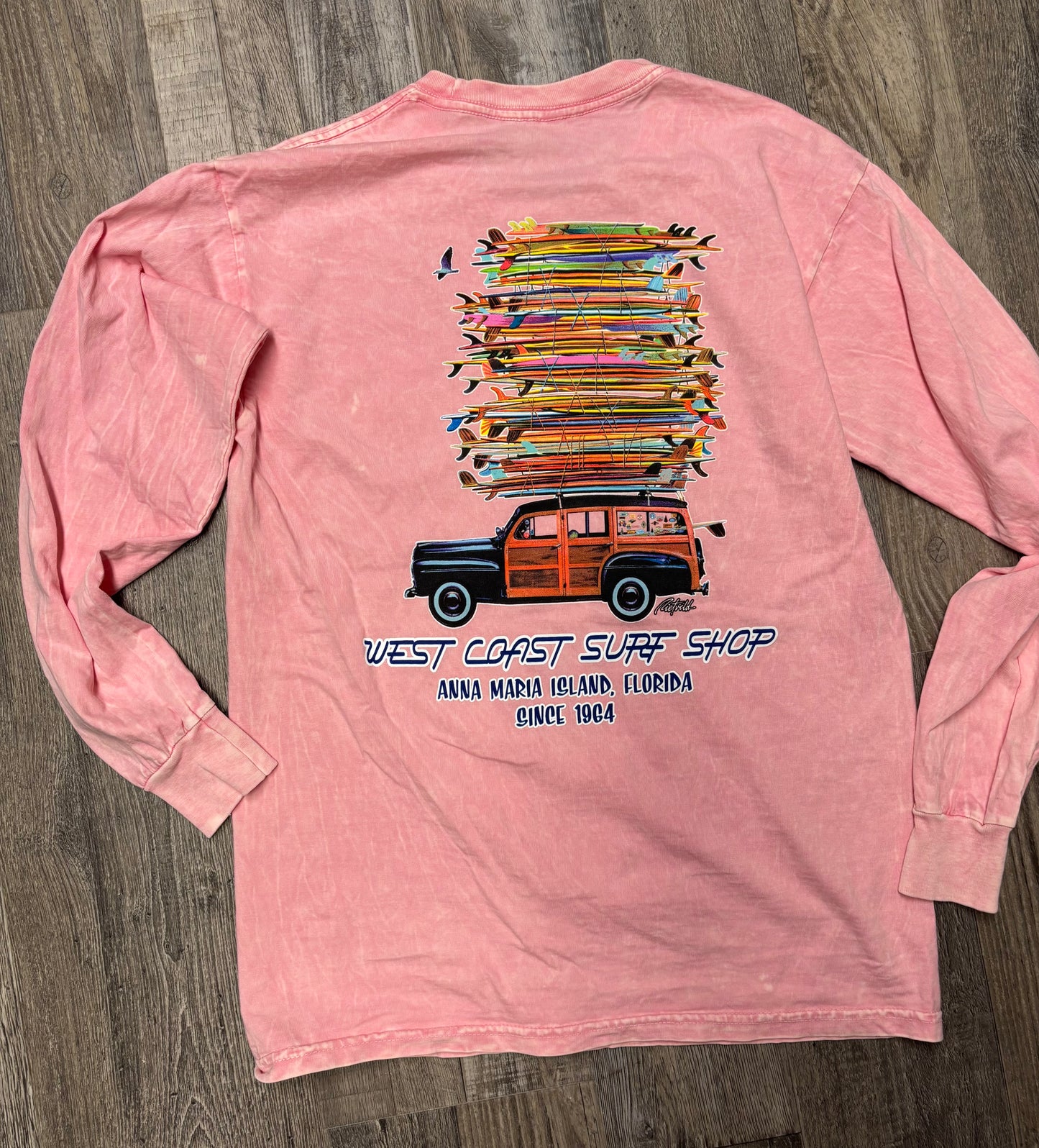 West Coast Surf Shop Woody Long Sleeve Tee