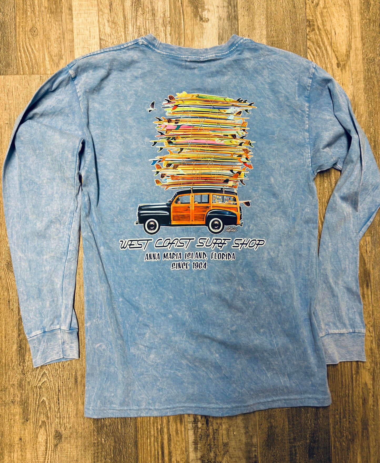 West Coast Surf Shop Woody Long Sleeve Tee