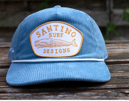 Santino Surf Designs Whale Cord Hat