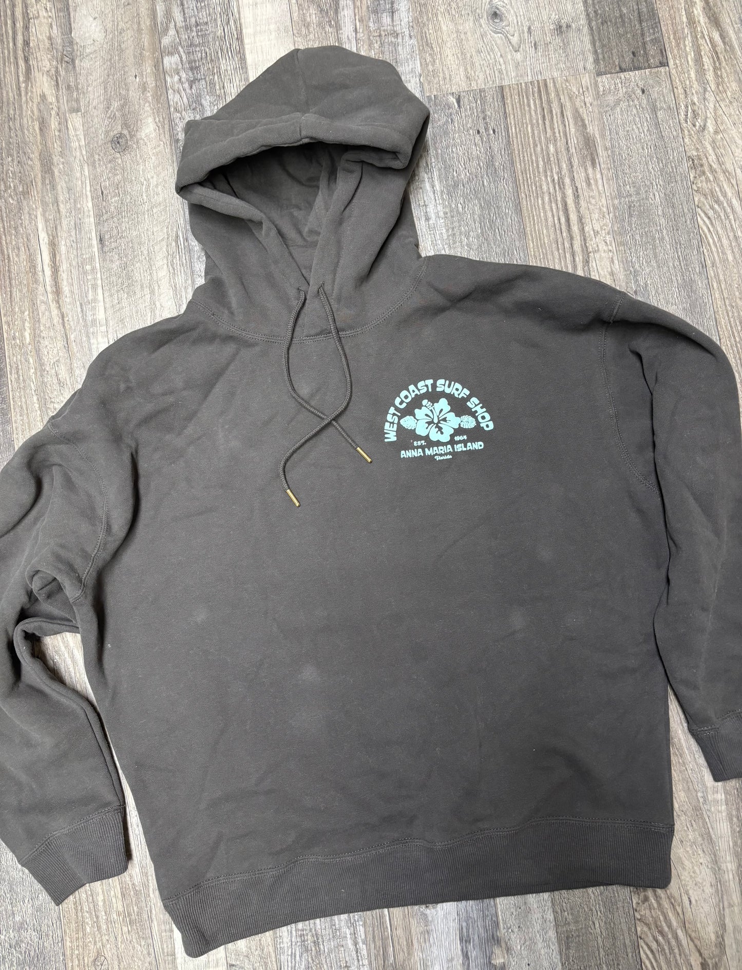 West Coast Surf Shop Puff Hibiscus Hoodie