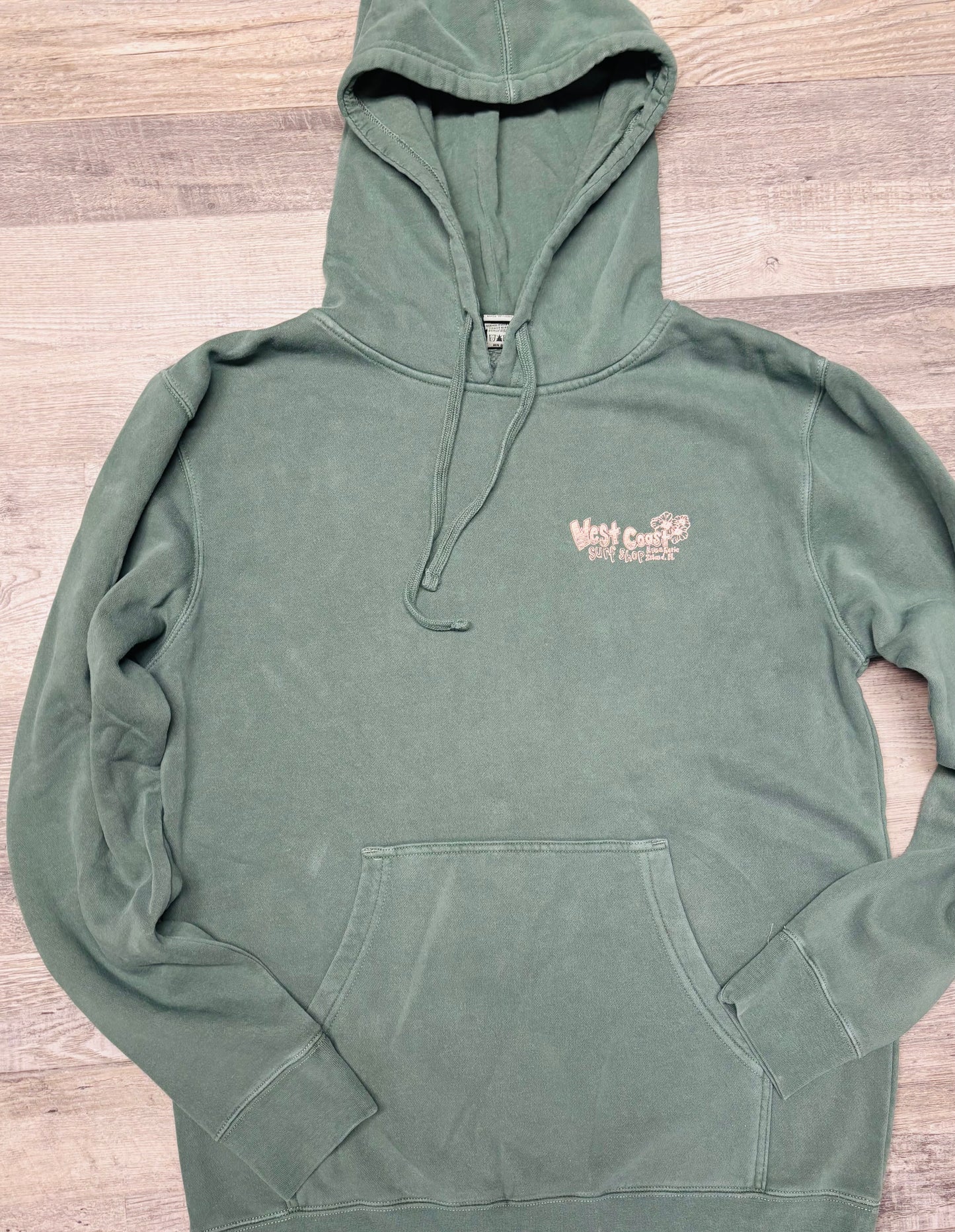 West Coast Surf Shop by Santino Surf Designs Hoodie