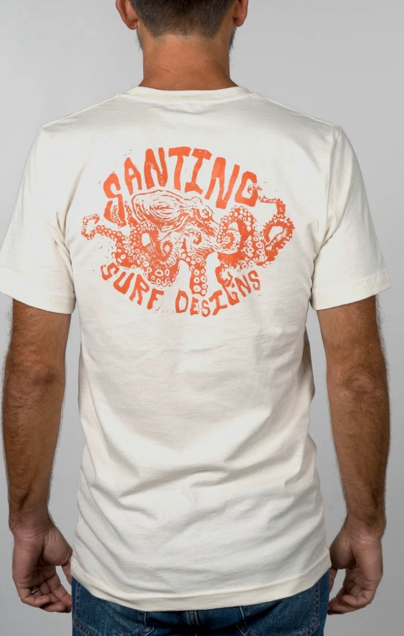 Santino Surf Designs Gnarley Octopus Tee