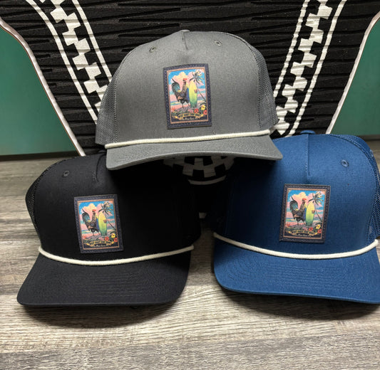 West Coast Surf Shop Surfing Rooster Hat