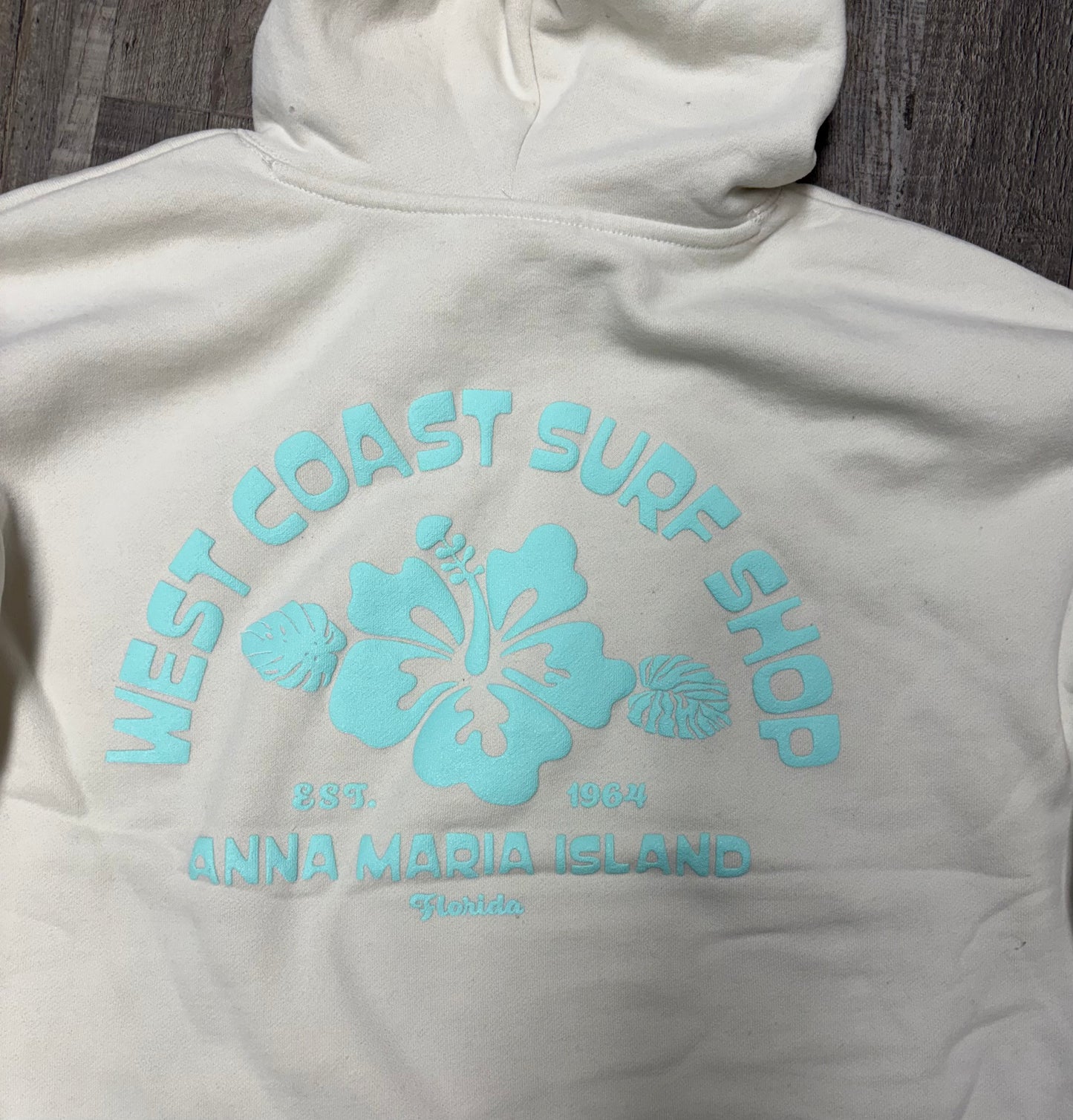 West Coast Surf Shop Puff Hibiscus Hoodie