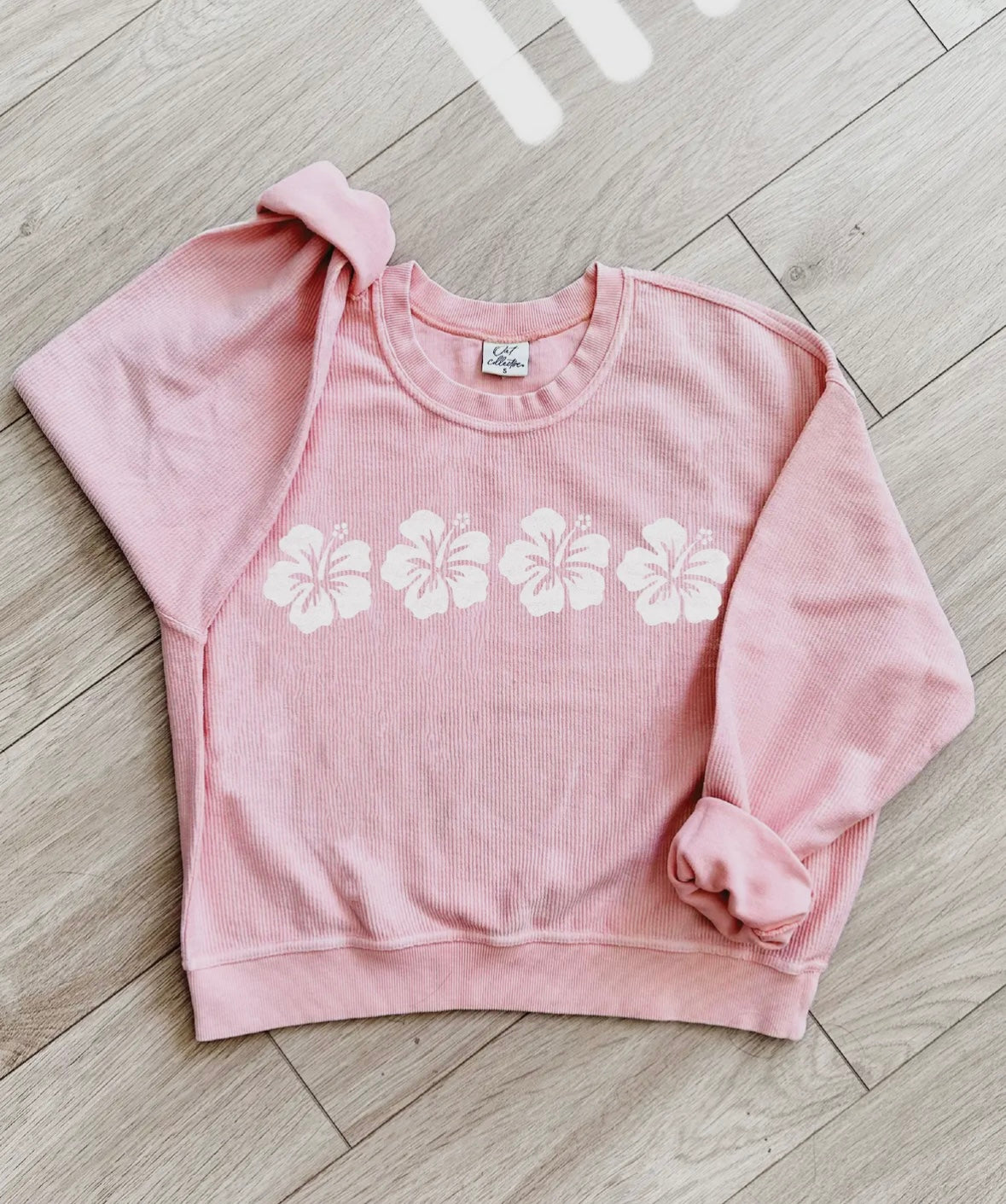 Hibiscus Thermal Vintage Pullover