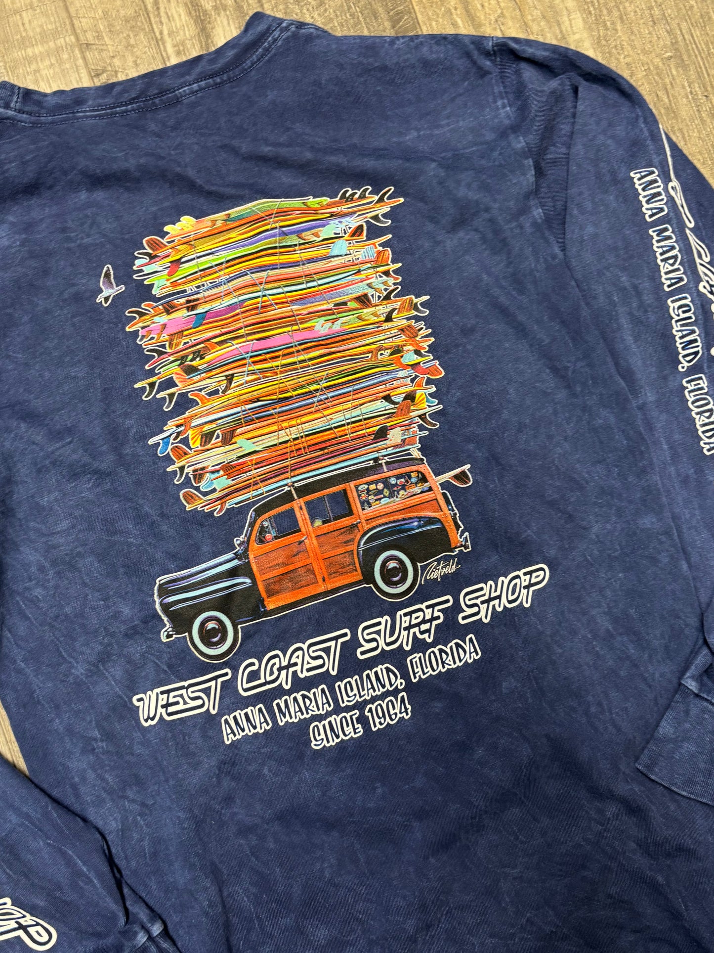 West Coast Surf Shop Woody Long Sleeve Tee