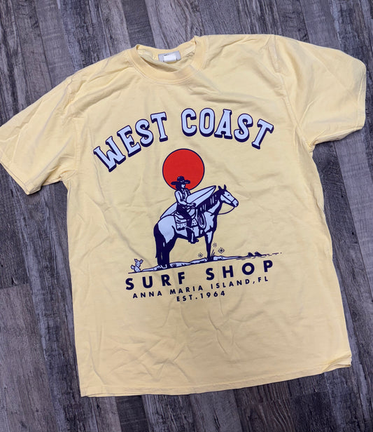 West Coast Surf Shop Surfing Cowgirl Tee