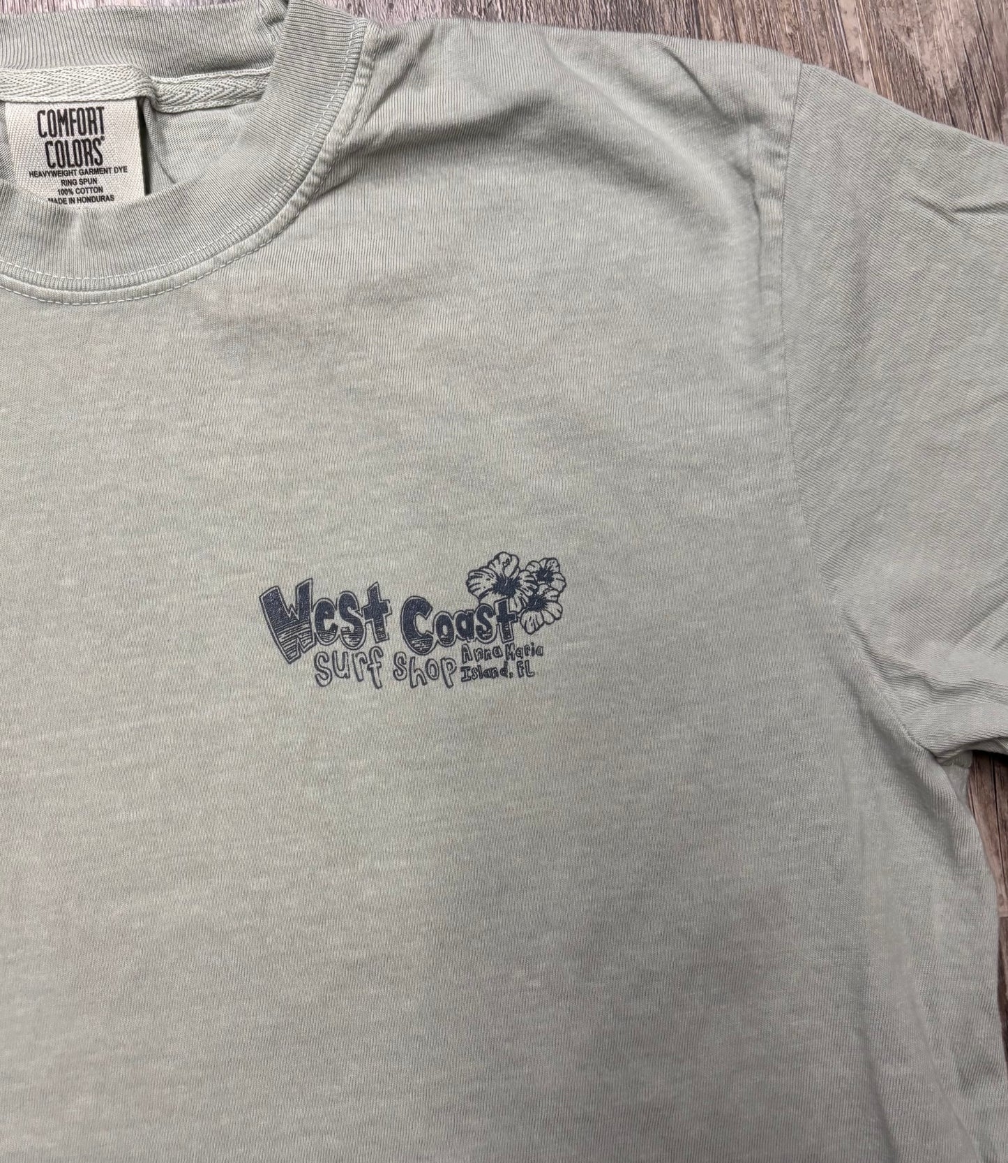 West Coast Surf Shop by Santino Surf Designs Tee
